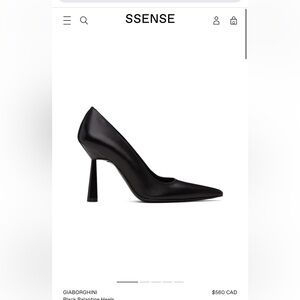 SSENSE Giaborghini Balantine Heels 🖤